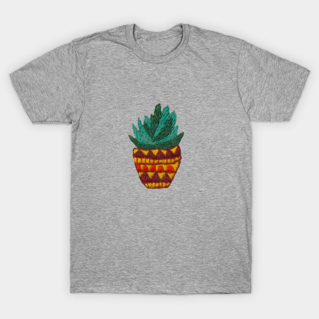 Oznur Succulent T-Shirt by RONembroidery